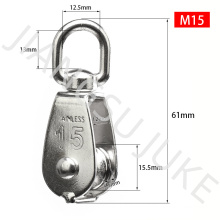 Stainless Steel Single Wheel Lifting Wire Rope Pulley